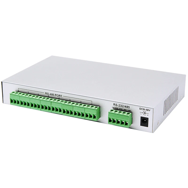 UOTEK RS232 RS-485–8 портов RS485 Hub с оптоэлектронной изоляцией Асинхронный