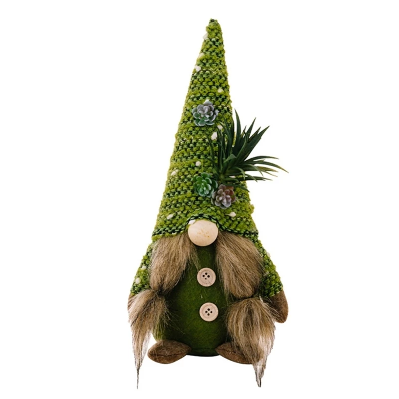 

Суккулент гномы украшение весна лето набивные гномы статуэтки сад подарок Прямая поставка