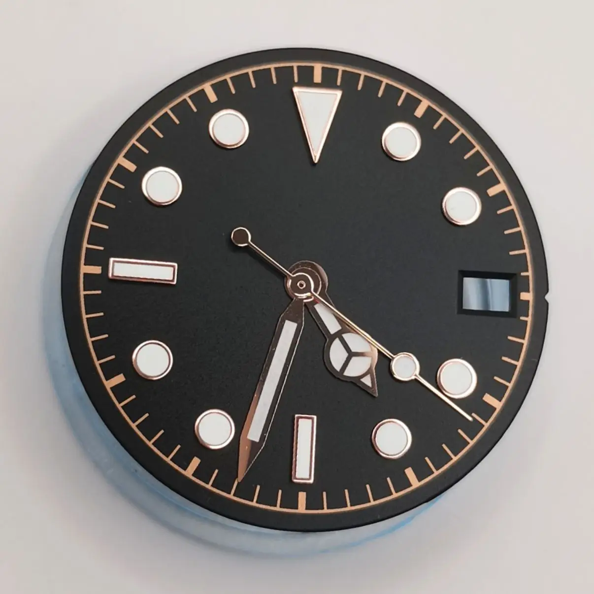 28.5MM Watch Dial Add Hands Fit NH35 Automatic Movement Green Luminous