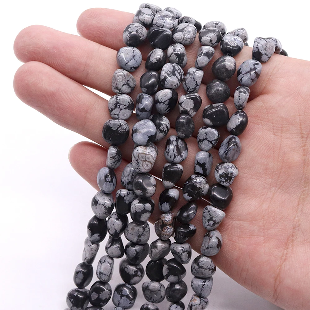 Натуральный камень снежинки 7-9 мм бусины алебастр драгоценный свободные для