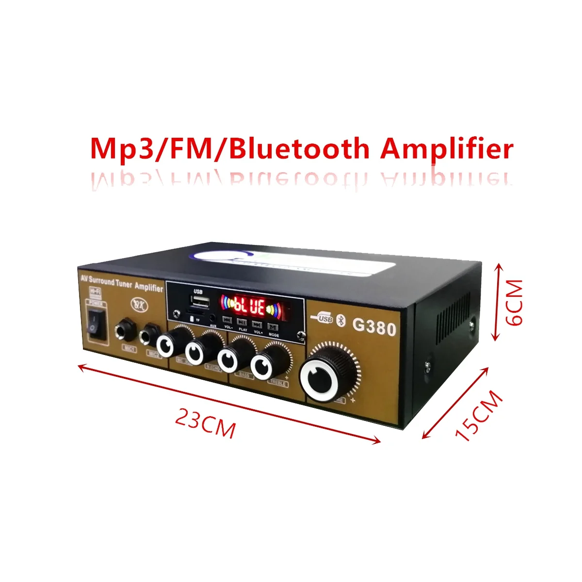 Цифровой усилитель мощности G380 многофункциональный автомобильные поставки