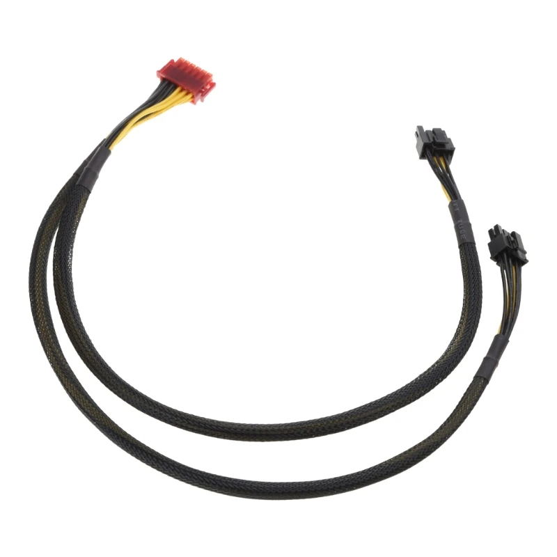 12-контактный разъем для двух 8-контактных разъемов кабеля-переходника на