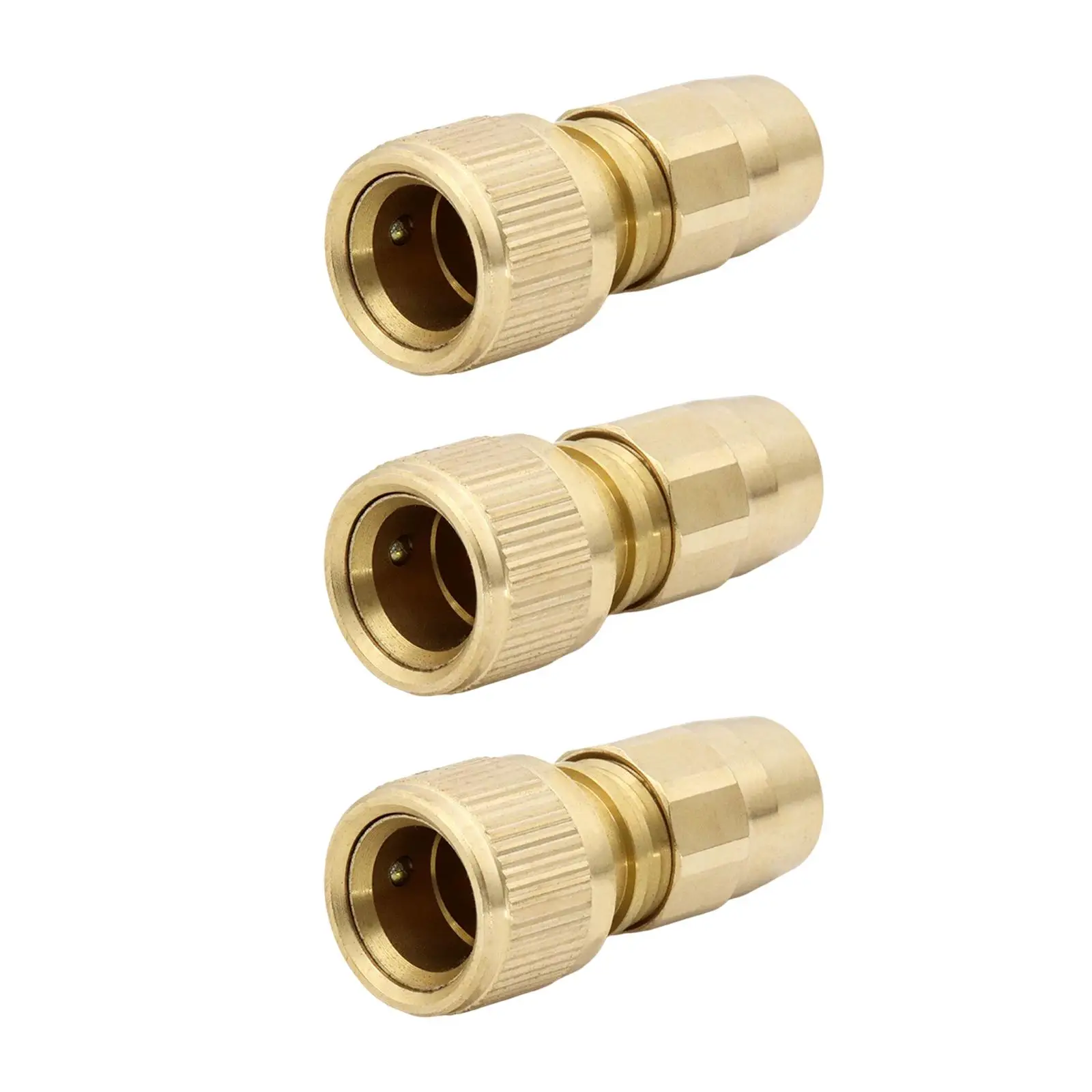 

3Pcs Brass Hose Connectors Accessories Garden Expandable Hose Repair Kit Hose Joint Male Pipe Adapter