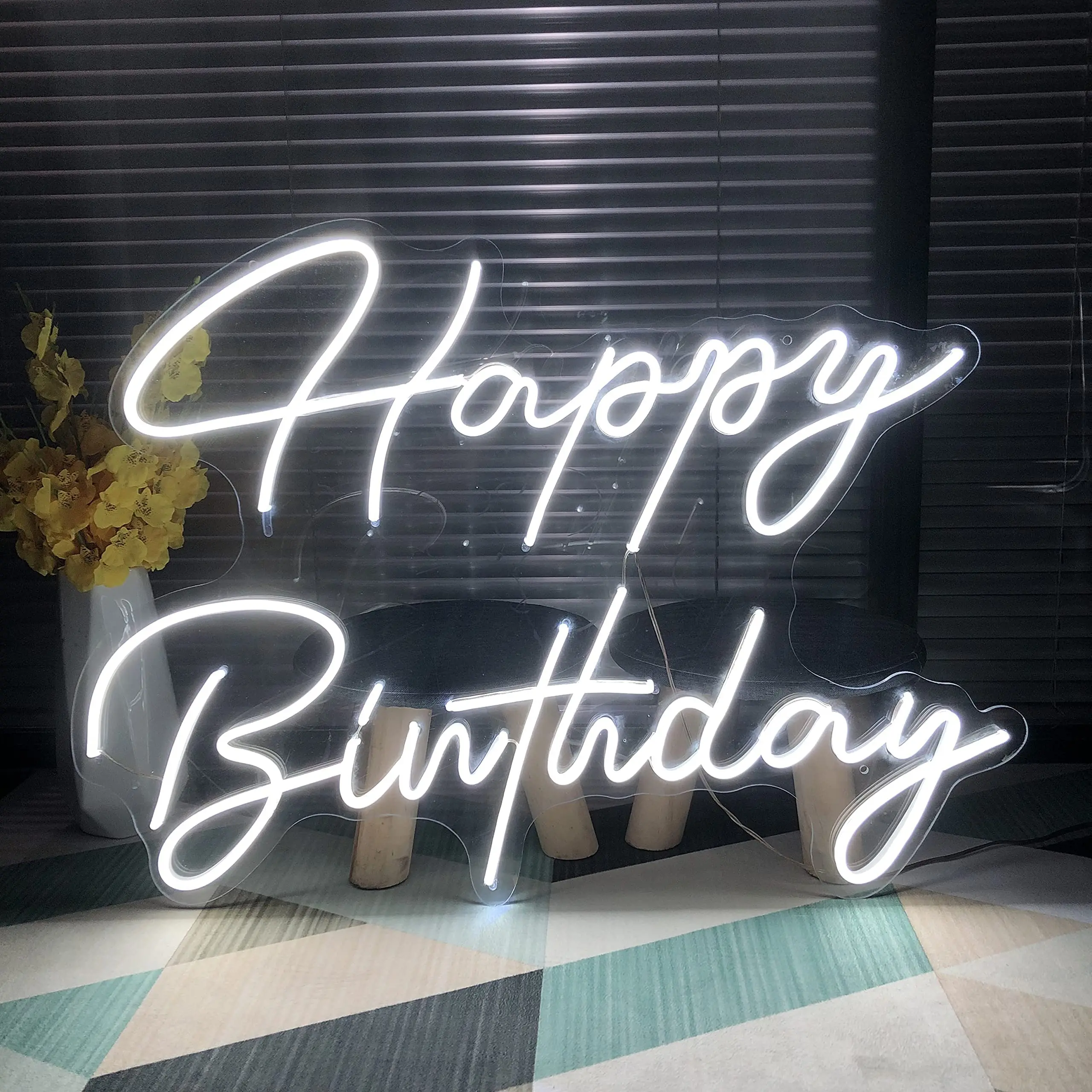 

Neon sign led neon wall light for first birthday decor, Oh Baby party neon light Sign Aesthetic Room Decor home Wedding decor