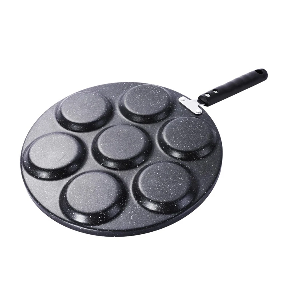 

Multipurpose Mold Frying Pan Easy Demolding Baby Food Non Stick Aluminum 7 Holes Coating Cookware Kids Breakfast Cooking