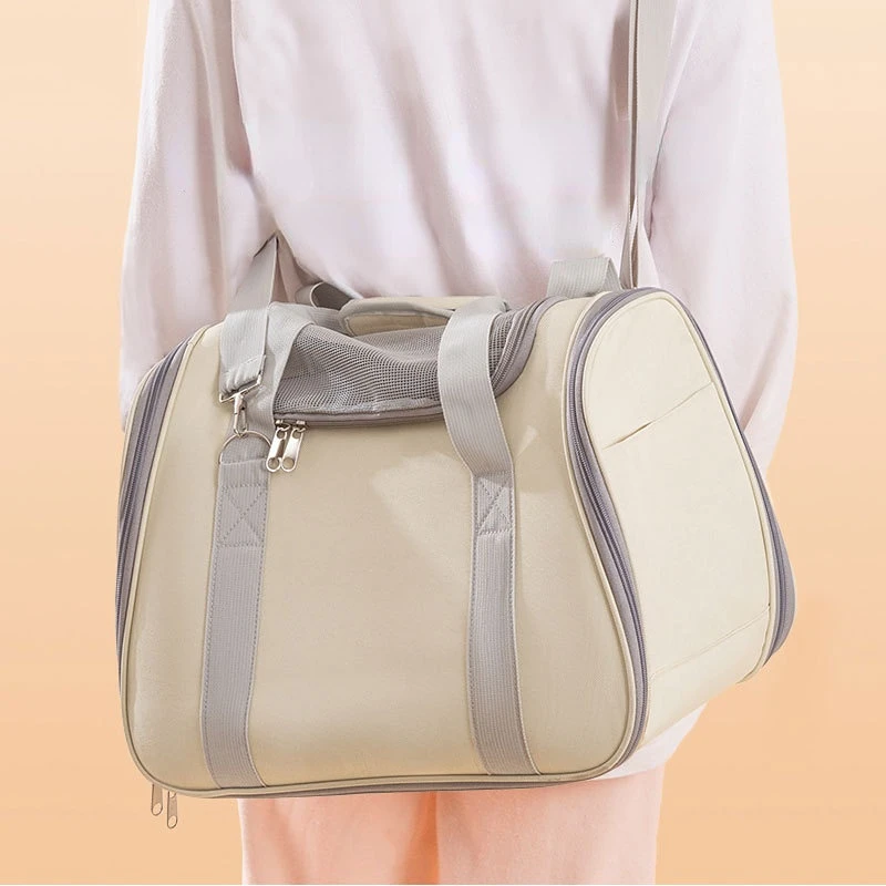 

Pets Four Seasons Cats Go Out In Spring Single Shoulder Bag Cross-body Portable Breathable Cat Bag Large Capacity Pet Bag