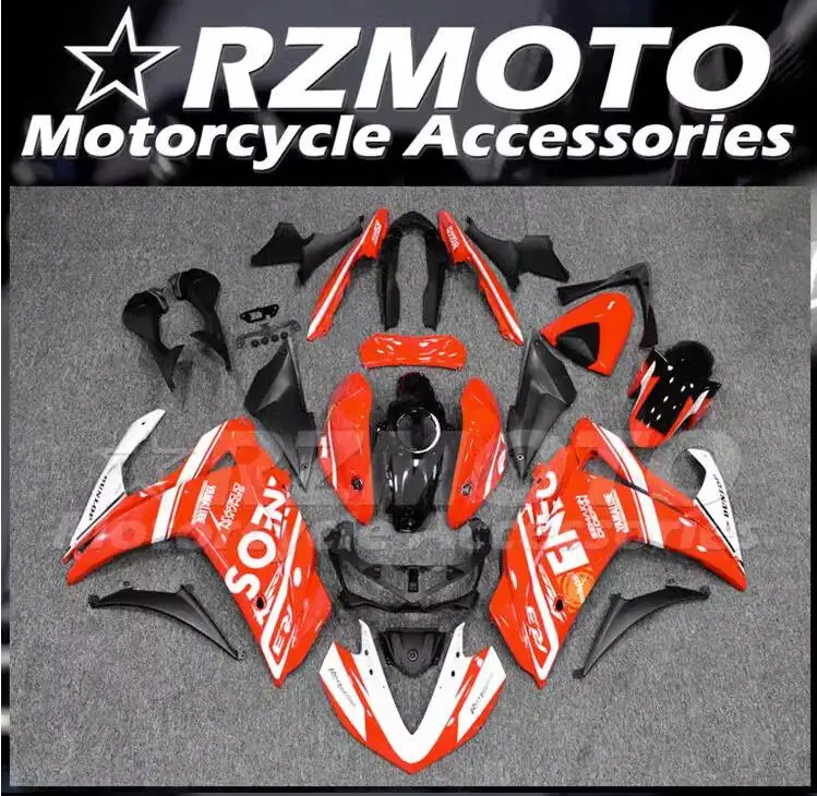 

New ABS Fairings Kit Fit for YAMAHA YZF- R3 R25 2013 2014 2015 2016 2017 2018 13 14 15 16 17 18 Bodywork Set Red White