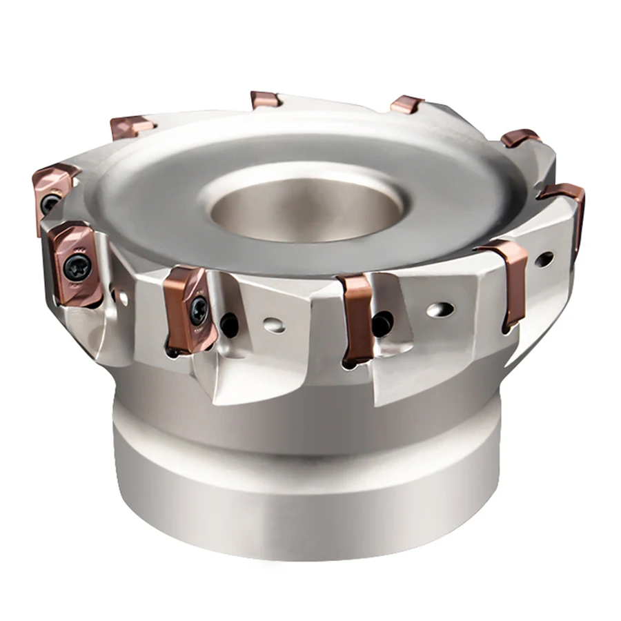 

Face milling tool double-sided edge EXN cutter head fast feed milling cutter head LNMU0303 die steel open rough EXN03R 6T/8T/10T