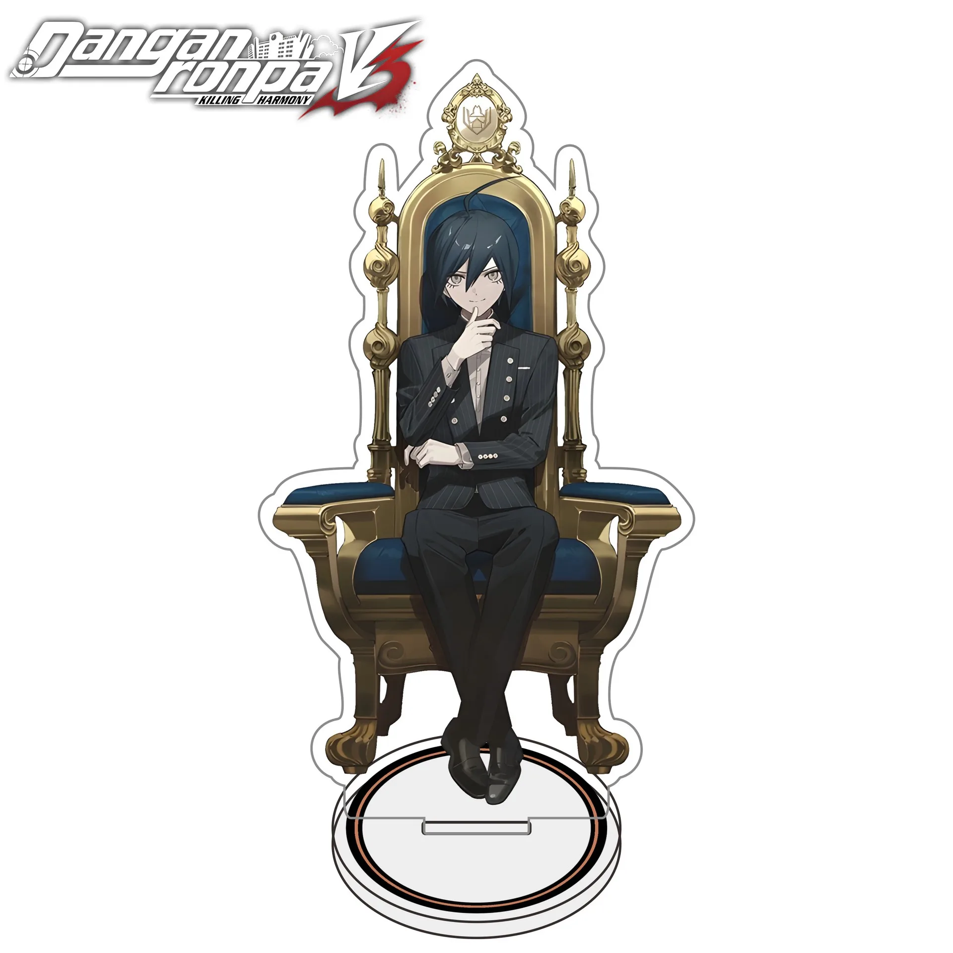 Фото Акриловая мини-подставка 15 см по аниме Danganronpa, креативный настольный декор, брелок, украшение, подарок для друзей и девушек №1