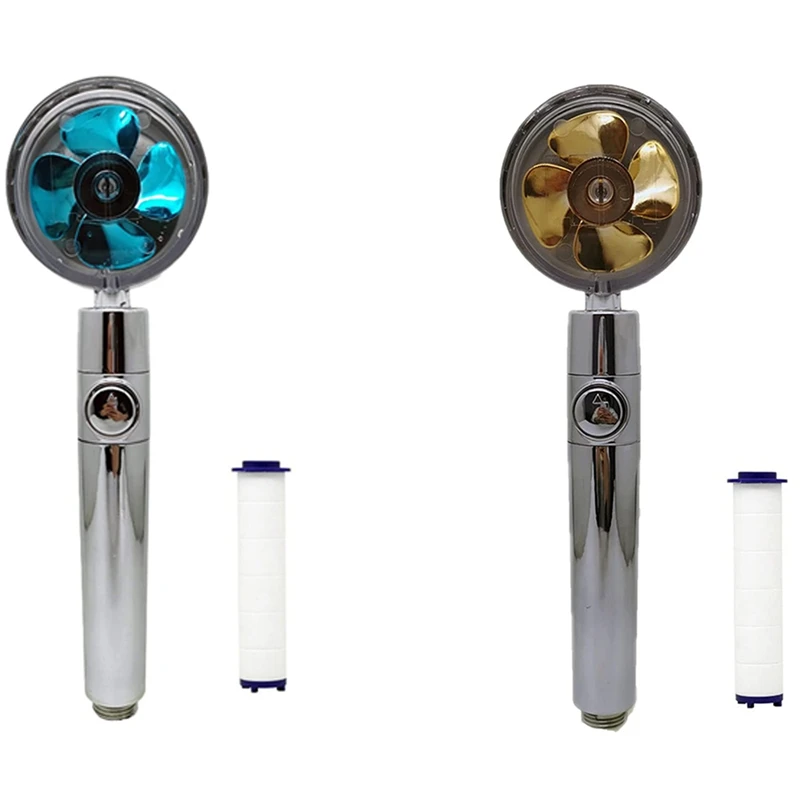 

High Pressure Water Saving Shower High-Pressure Shower Head With Filter And Pause Switch 360 Degrees Rotating
