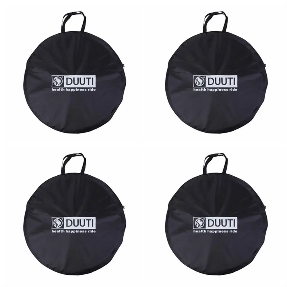 

26/27.5/29 Inch Bike Wheel Bag Carrying Package Waterproof Wheel Carrier Case Front Rear Wheels Black Bicycle Transport Bag