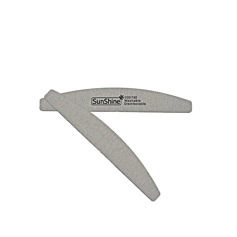 SunShine 10 шт. деревянная пилочка для дизайна ногтей шлифовальный буфер 100/180