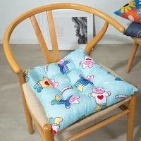 thicken tatami chair cushion geometric print sofa cushions solid color office chairs pad square soft seat mat 40x40cm45x45cm