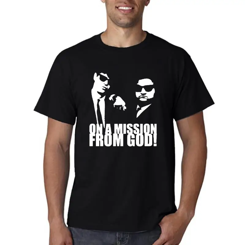 

Title: On A Mission From God Inspired by Blues Brothers T-Shirt men t shirt