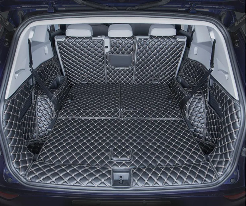 

Good quality! Full set car trunk mats for Volkswagen ID.6 CROZZ 2021 6 7 seats cargo liner boot carpets luggage mat for ID6 2022