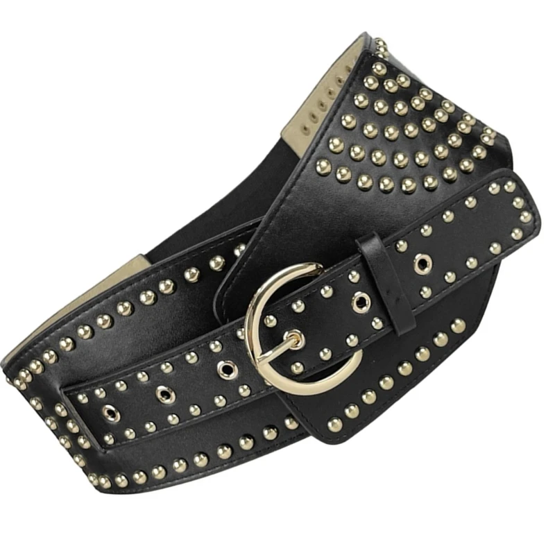 Женский декоративный пояс Субкультура PU Корсетный Western Rive Пояс с шипами