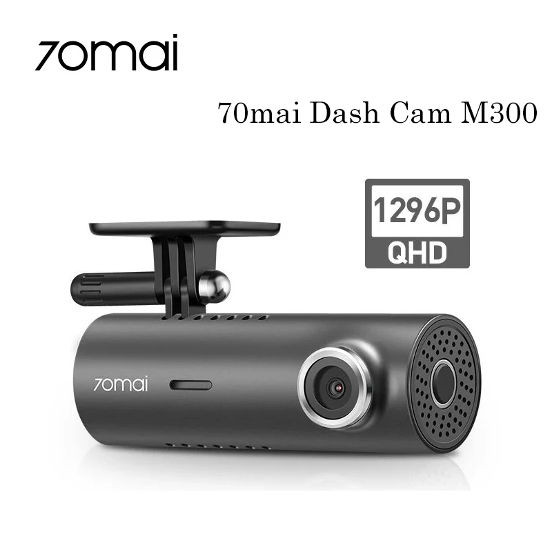 

70mai Dash Cam M300 Car Camera 1296P Night Vision 70mai M300 Car DVR Recorder 24H Parking Mode WIFI & App Control