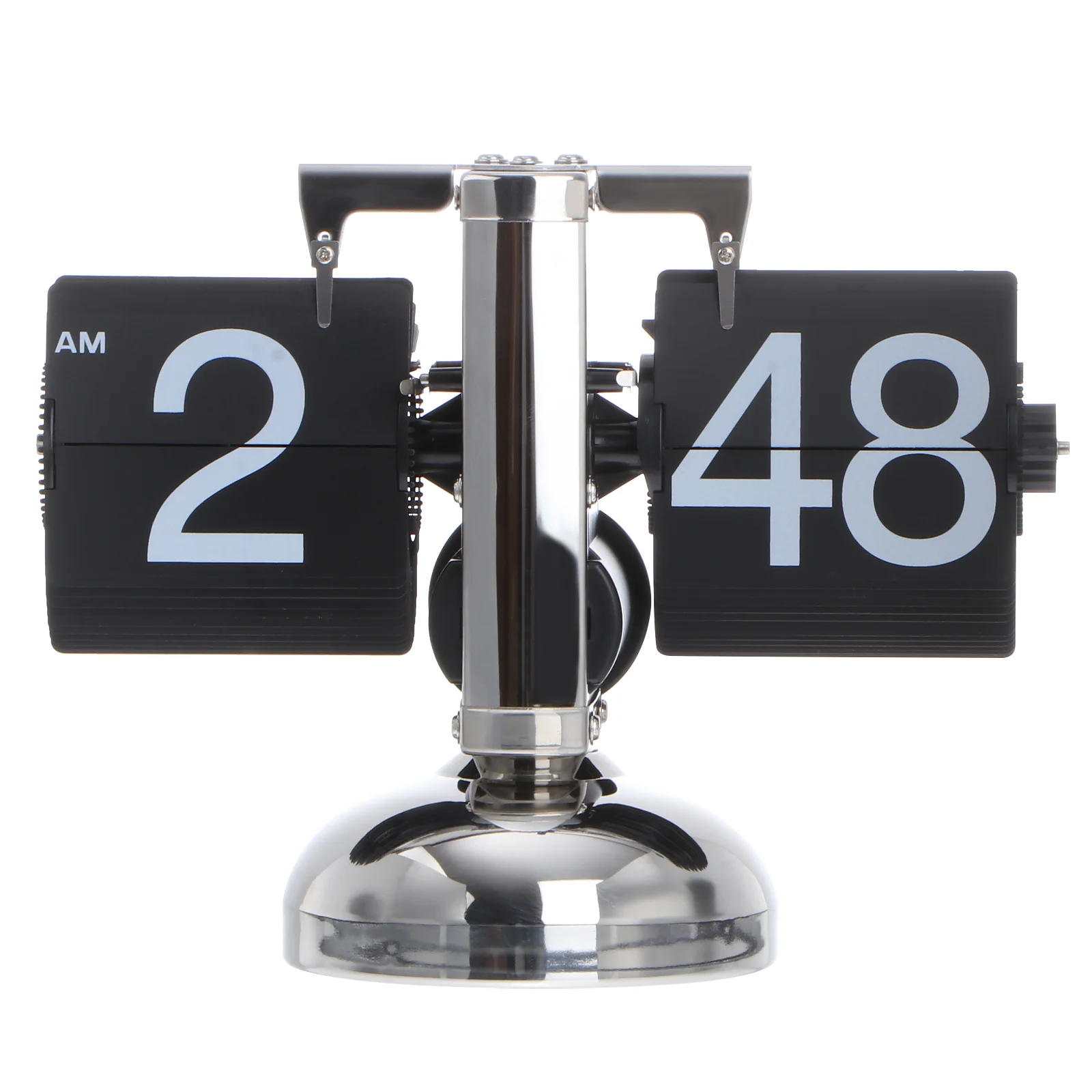 

Clock Display Desk Retro Vintage Alarm Clocks Time Autopager Table Page Digital Automatic Auto Electric Down Turn Flap Tube Gear