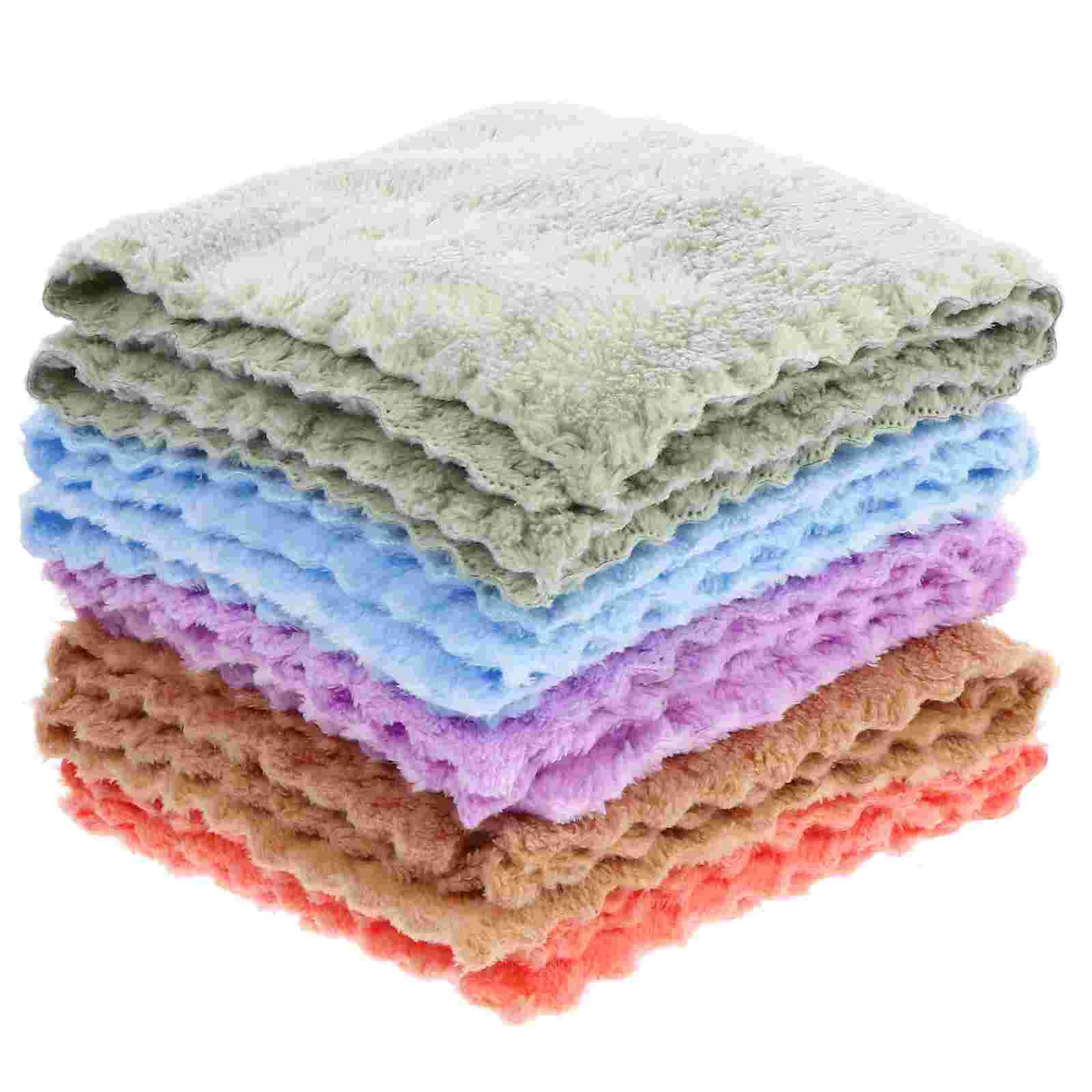 

10Pcs Water Absorption Towels Toddlers Washcloths Reusable Baby Wipes for Baby