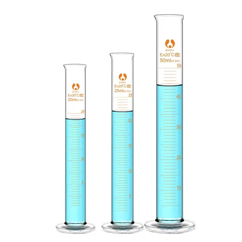 10ml-1000ml Graduated  Measuring Glass Cylinder with scale line for Chemistry Laboratory Experiments