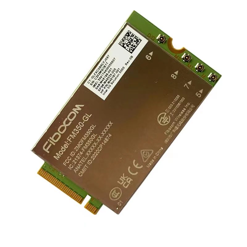 Fibocom FM350-GL for HP X360 830 840 850 G7 M.2 Module 5G LTE WCDMA 4x4 MIMO Laptop 5G LTE WCDMA 4x4 MIMO GNSS module enlarge