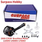 Бесщеточный двигатель Surpass Hobby 2808 C3530 кв 14 полюсов для радиоуправляемого самолета с фиксированными крыльями