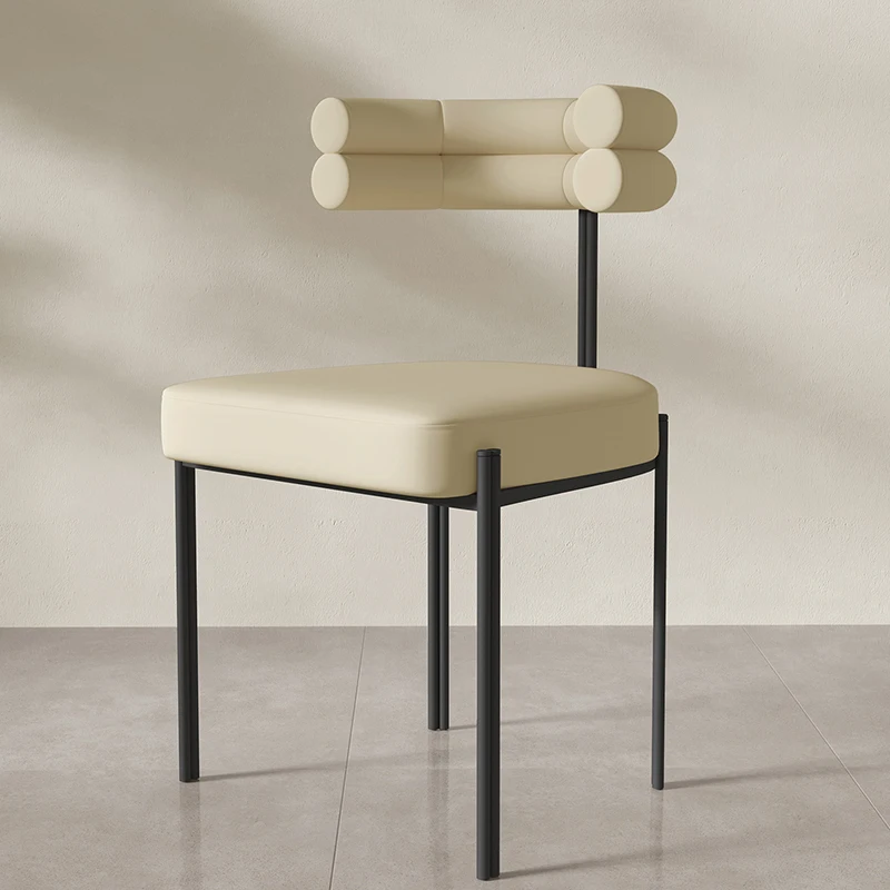 

Nordic Dining Design Chair Metal Relaxing Vanity Minimalist Chair Ergonomic Modern Chaises Salle Manger Kitchen Furniture