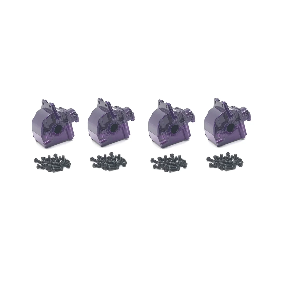 

Металлический корпус дифференциальной коробки передач, крышка для Wltoys 144001 124019 124018, детали для обновленных радиоуправляемых автомобилей, аксессуары, 4 шт.