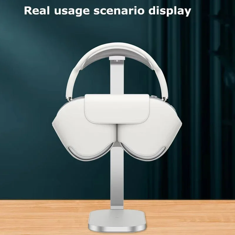 Беспроводное зарядное устройство 15 Вт для AirPods Max/Pro 3 в 1 алюминиевая подставка