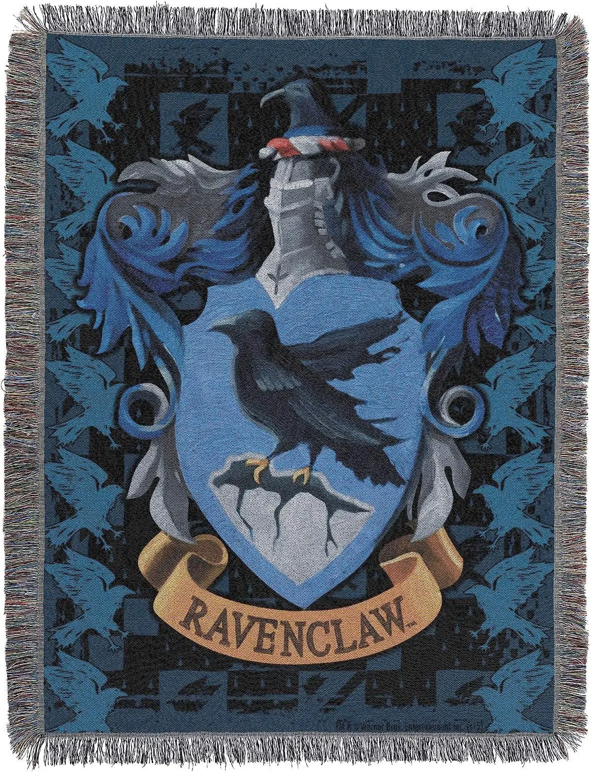 

Tapestry Throw Blanket, 48 x 60 Inches, Crest