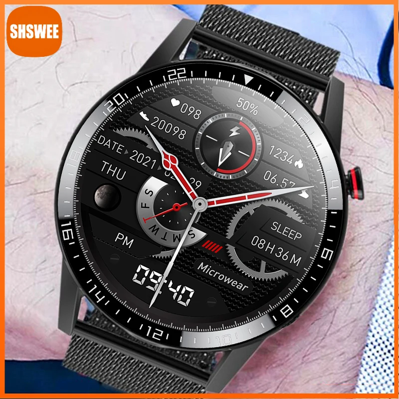 

For Phone Xiaomi Huawei Android Smartwatch Men 2022 360*360 Bluetooth Call Waterproof Smart Watch Men Women Relojes Inteligentes