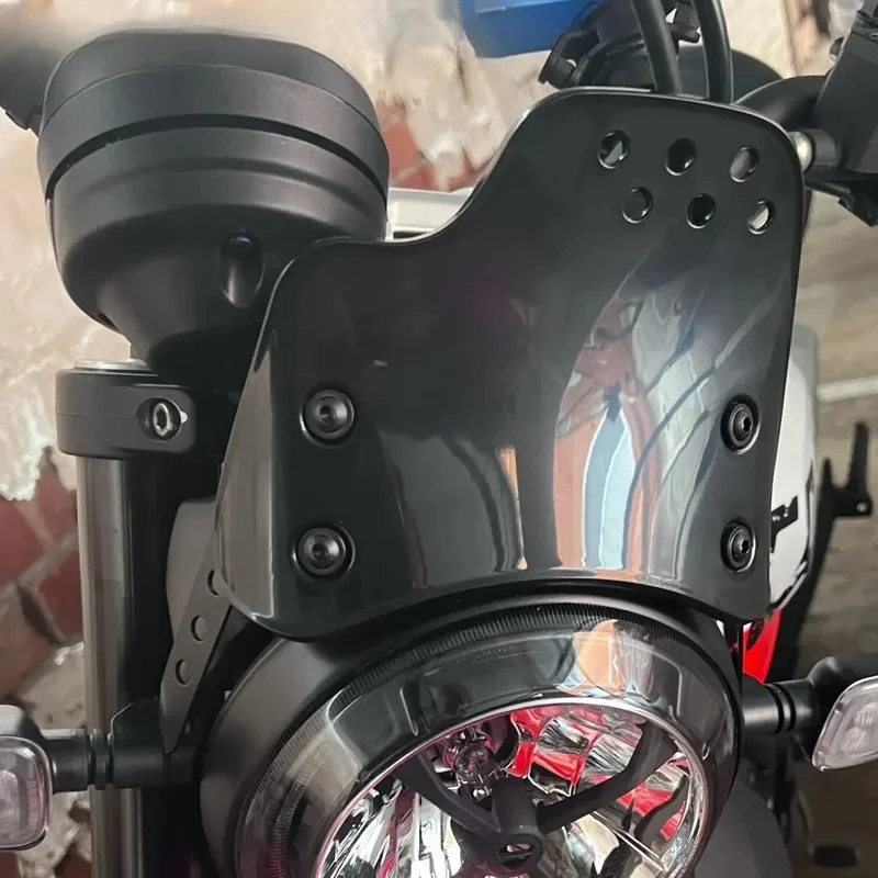 

Для DUCATI Scrambler 400 800 2015-2023 2022 2021 2020 2019, ветровое стекло, ветровое стекло, ветрозащитный экран, дефлектор ветра