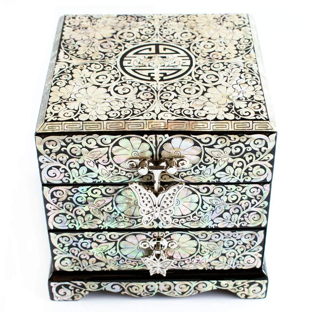 

Шкатулка для украшений из перламутра