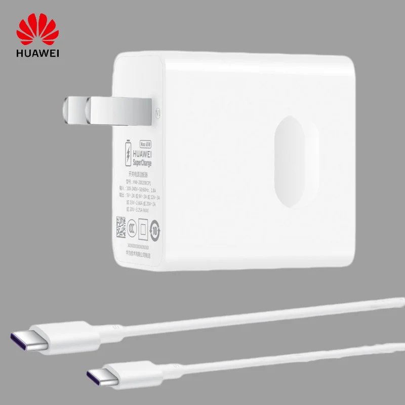 

Зарядное устройство HUAWEI 65 Вт с кабелем 5 А