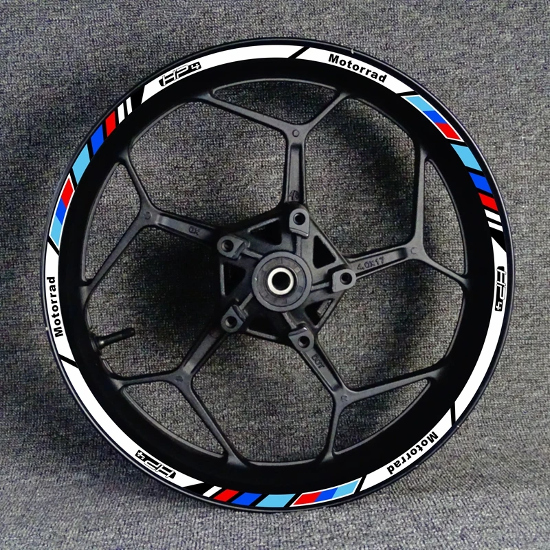 

motorcycle HP4 S1000RR single R R XR personality hub wheels rims sticker decals