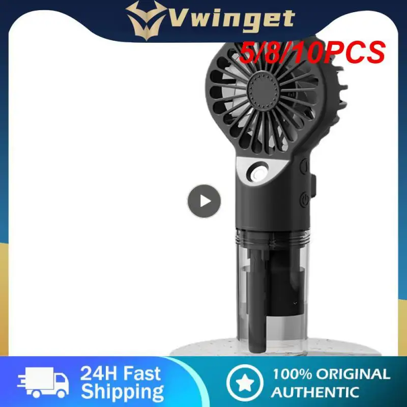 

5/8/10PCS Water Supplement Fan Strong Power Usb Charging Portable Fan