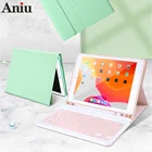 Чехол с клавиатурой для iPad 8th 10,2 2020 9,7 2017 2018, чехол с Bluetooth, чехол с клавиатурой для iPad Air 4 10,9 Pro 11 2021, чехол с клавиатурой