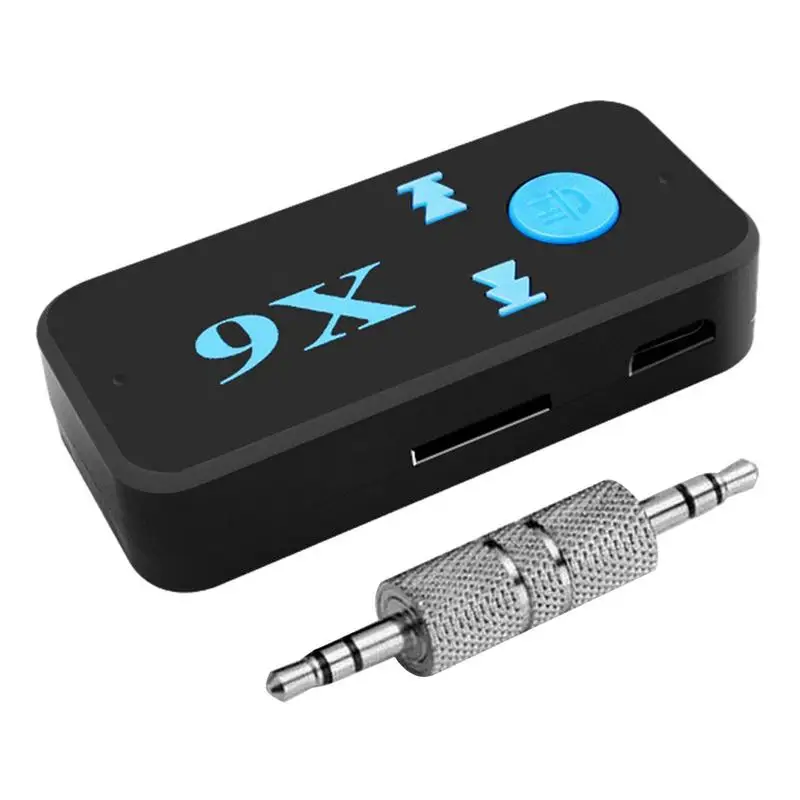 

Car Wireless Music Receiver 5.0 Wireless Connection Receivers Adapters Insertable Card Playback Fast Stable Car Lighter Power