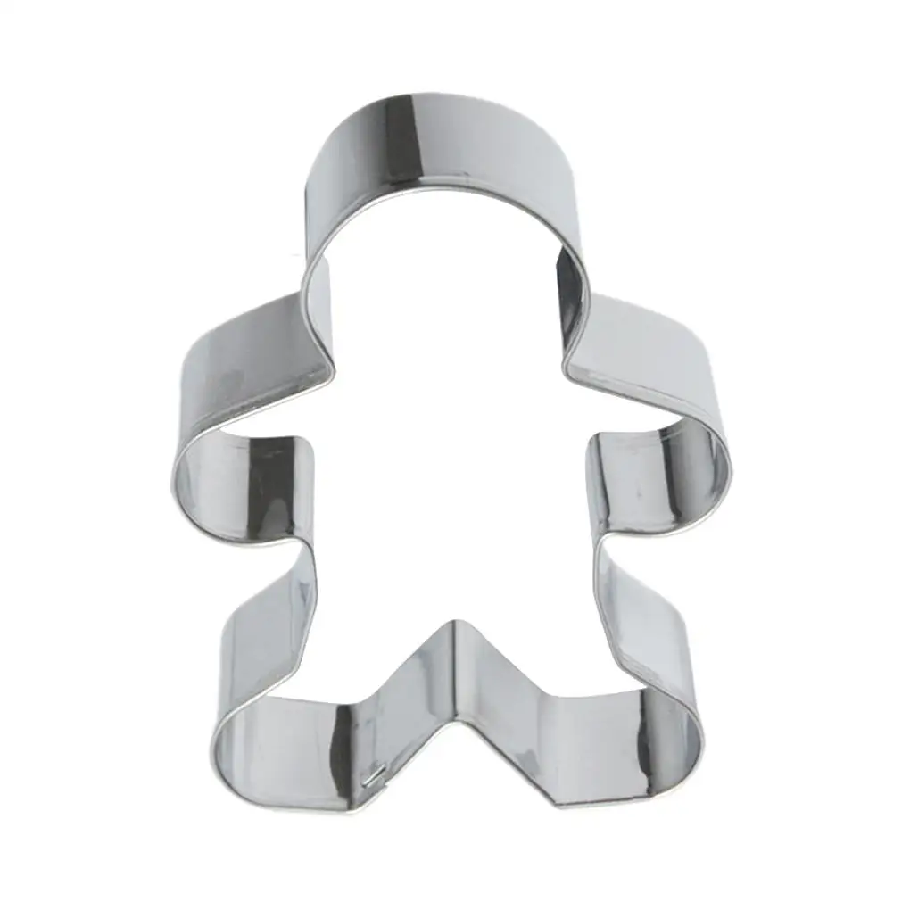 

10/14pcs Stainless Steel Christmas Cookie Cutters Gingerbread House Man Christmas Tree Baking Cake Biscuit Fondant Mold
