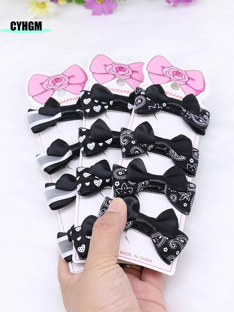 

wholesale new ribbon hair clips for girls silk hairpins women's hair accessories Fashion handmade Customized Barrettes C05-1