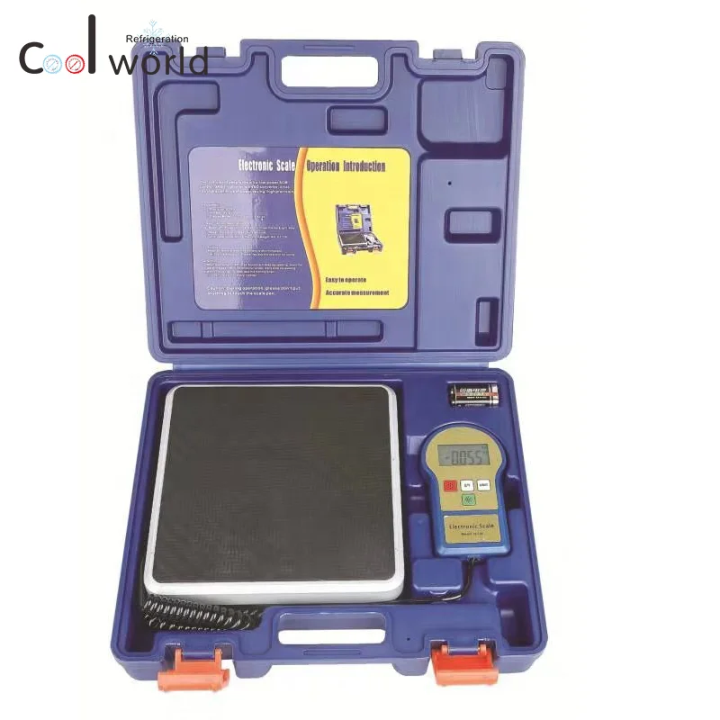 

Digital Electronic Refrigerant Charging Weight Scales 100kg for HVAC AUTO AC Refrigerant Recovery
