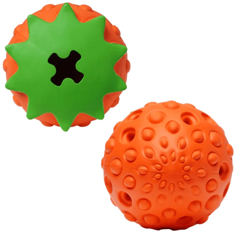 

Leaky Food Ball Dog Toys Natural Rubber Pet Products Dog Toys