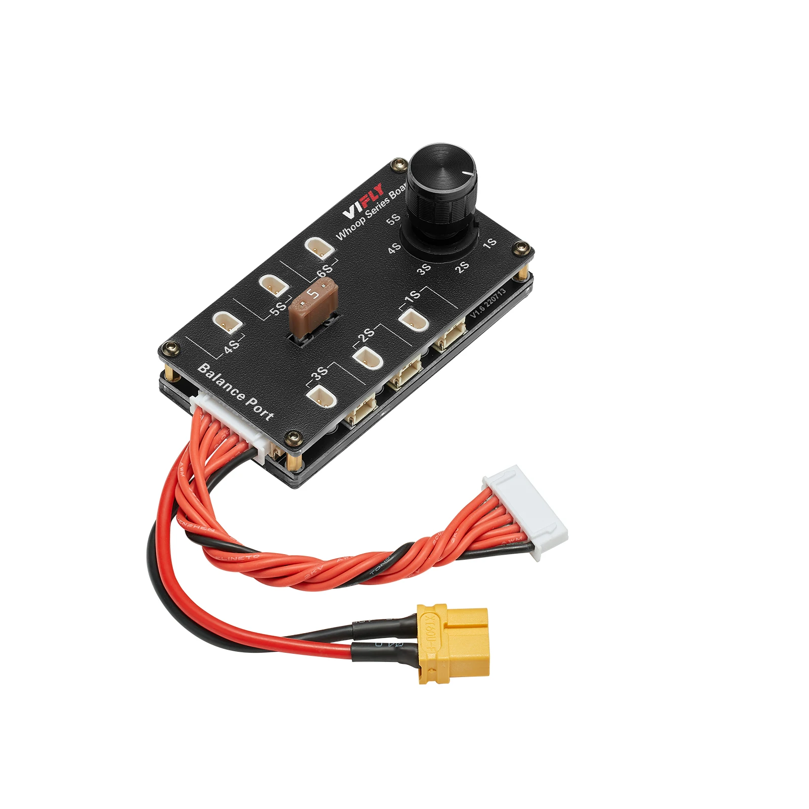 

Wholesale 5PCS VIFLY Whoop Series Board Balance Charging Board 6 Port 1S LIPO Battery XT60 Input for PH2.0 BT2.0 / GNB27 1S