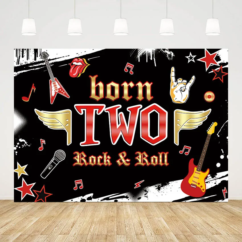 

Фон для фотосъемки новорожденных Mehofond с изображением рок-н-роллов украшения для вечерние баннер звезда музыка тема День Рождения портрет ф...