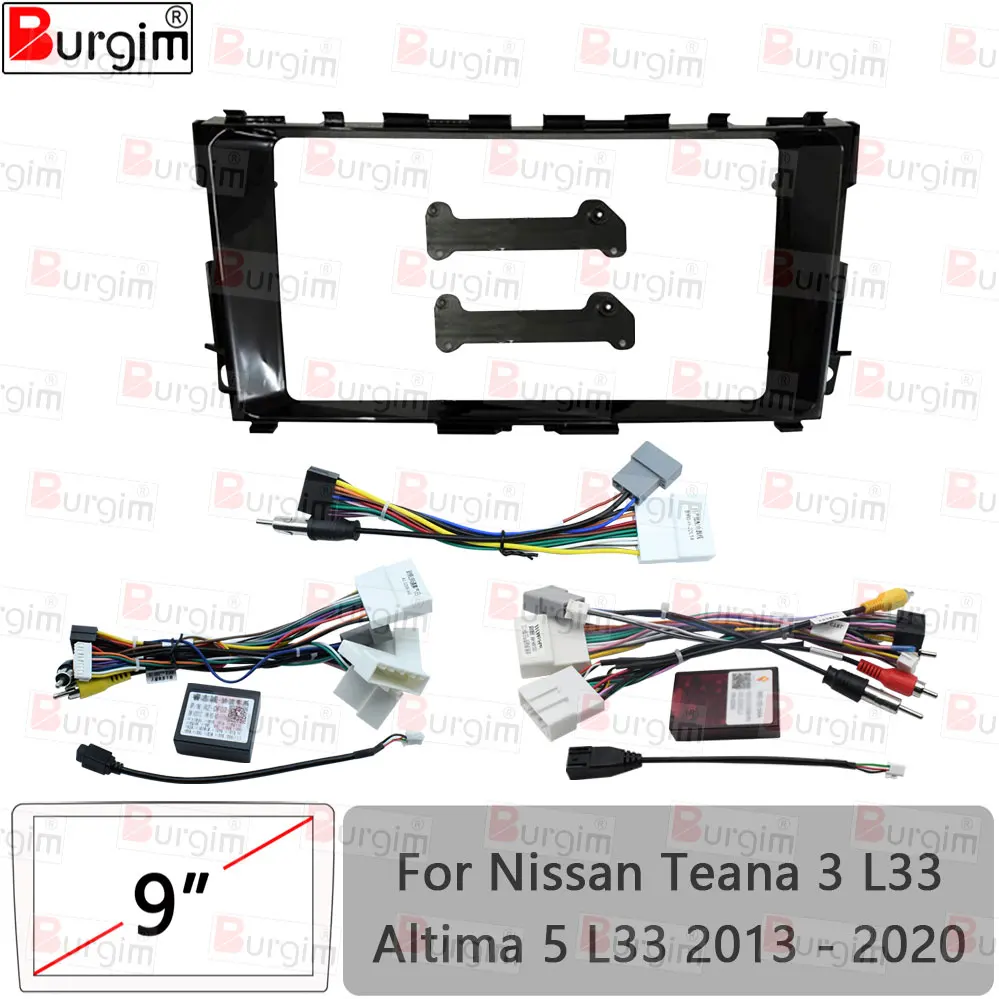 Автомобильный радиоприемник рамка для Nissan Teana 3 Altima 5 L33 2013-2020 9 дюймов 2DIN