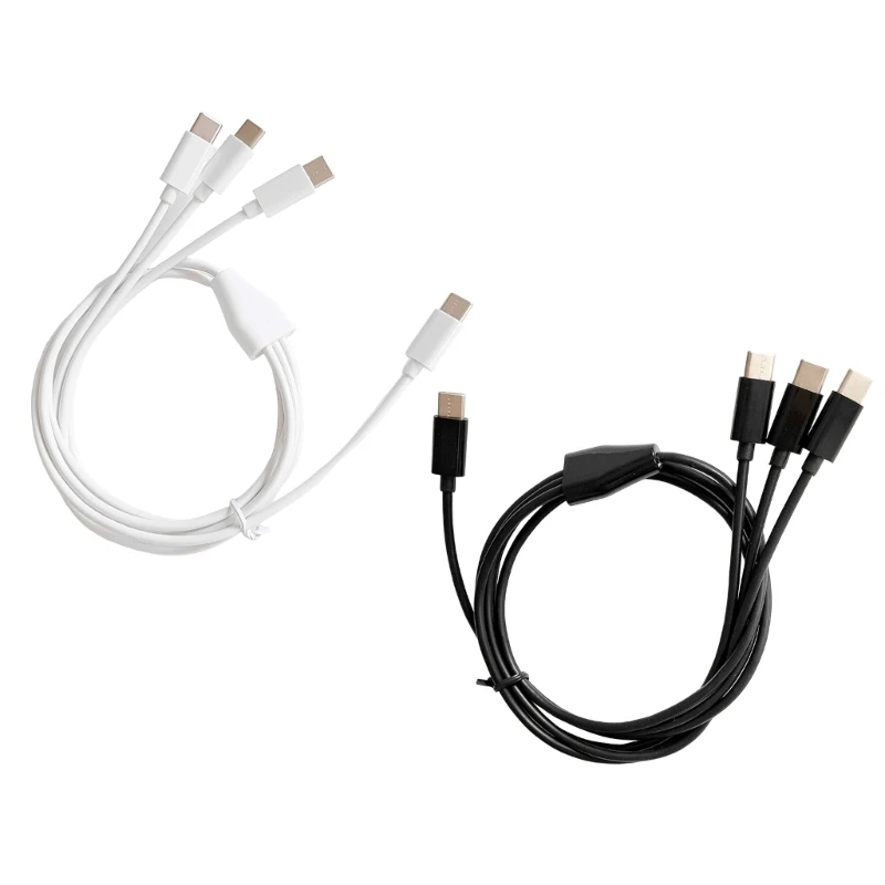 

USB C Multi Charging Cable USB C Multi Cable 3 in 1 Charging Cord Adapter