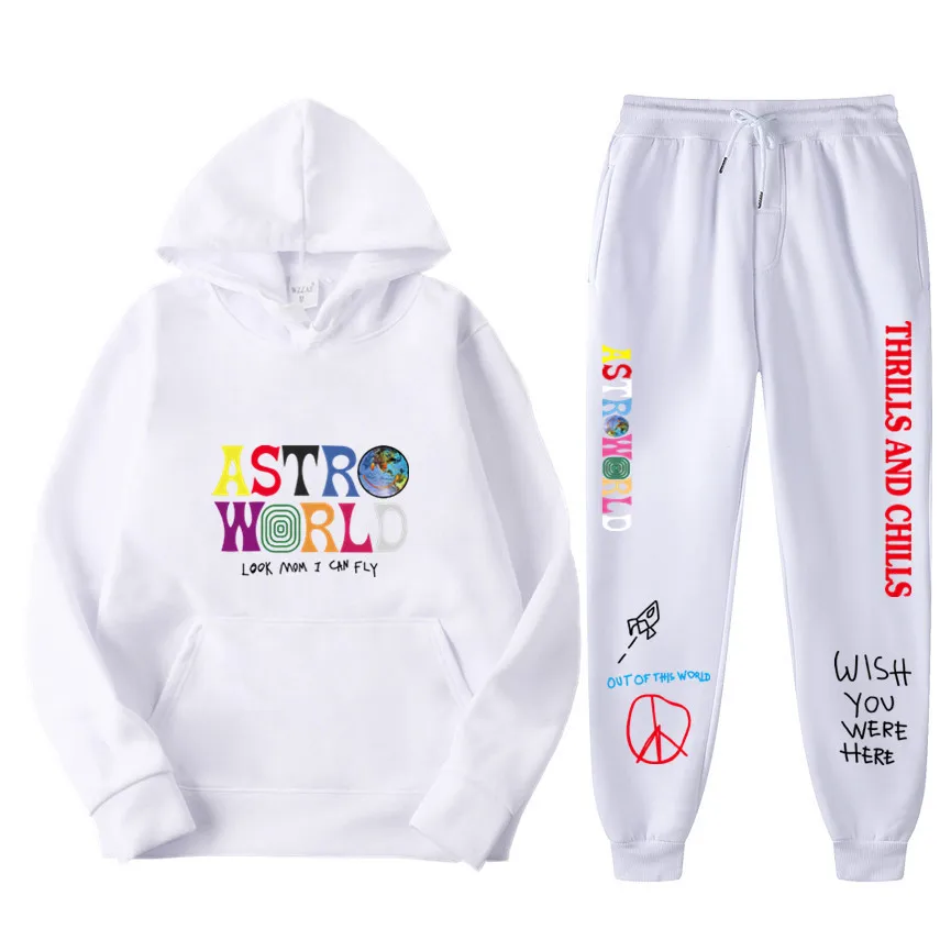 2023 New Fashion Hoodie Sweater Set Letter Hip Hop Astroworld Hoodie Street Apparel Men's and Women's Sweatshirt