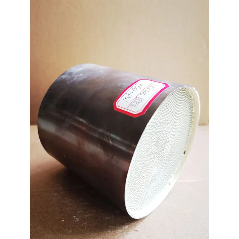 Универсальный металлический каталитический нейтрализатор 106*100 мм EURO 3 400 ячеек