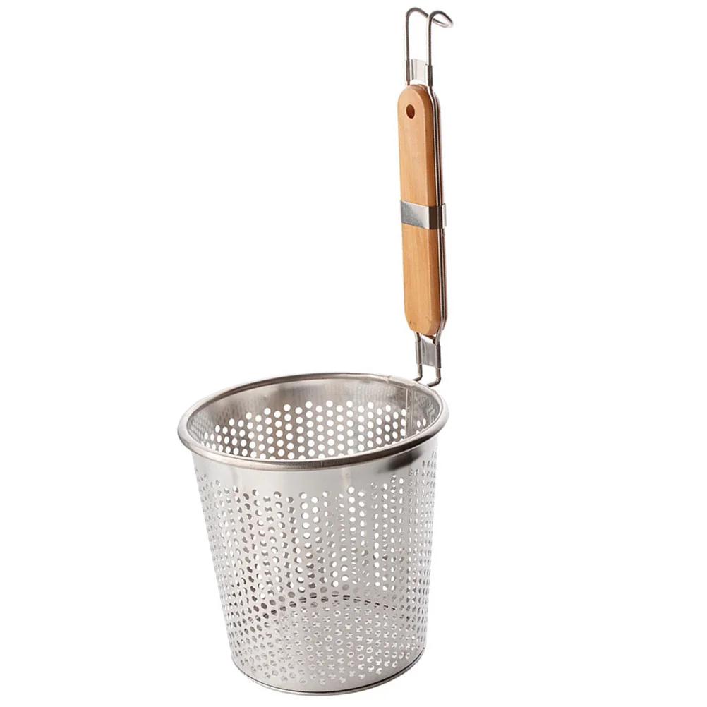 

Strainer Basket Pasta Noodle Skimmer Spider Colander Boil Dumpling Spoon Ladle Food Blanching Insert Fry Rinsing Ramen Wire