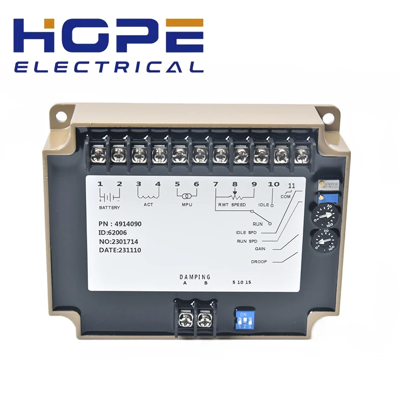 Новый регулятор скорости двигателя 4914090 4914091 Для запчастей генератора Cummins